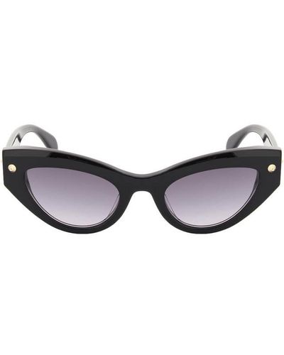 Alexander McQueen 'spike Studs' Sunglasses - Black