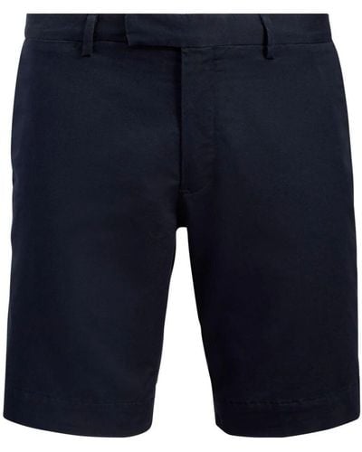 Polo Ralph Lauren Bermuda Shorts In Cotton - Blue