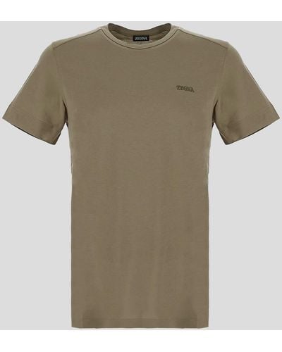 ZEGNA T-Shirts And Polos - Green
