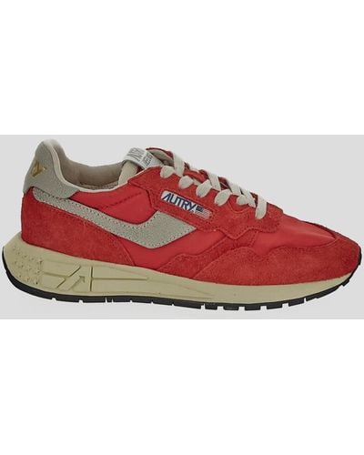 Autry Reelwind Low Sneakers - Red