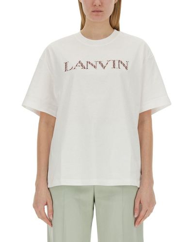 Lanvin T-Shirt With Logo - White