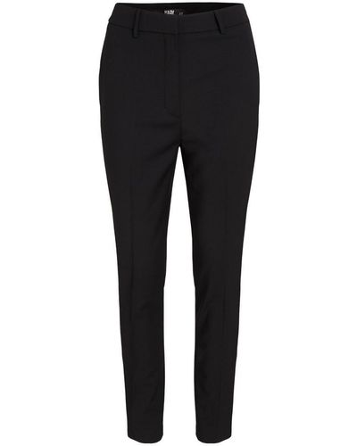 Karl Lagerfeld Tailored Slim-cut Pants - Black