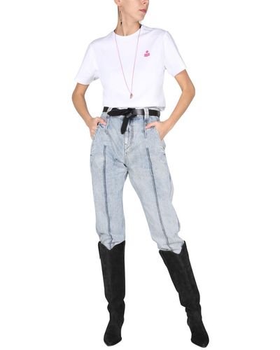 Isabel Marant "tijackom" Jeans - White