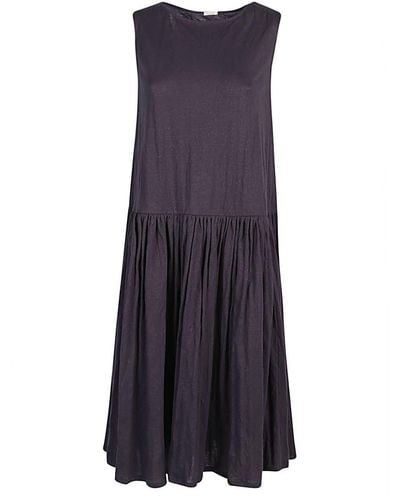 Apuntob Jersey Midi Dress - Purple