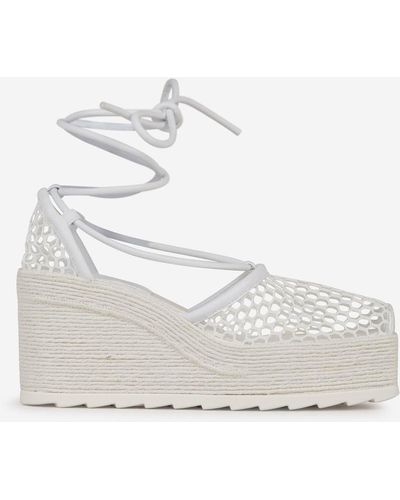 Bottega Veneta Stretch Espadrilles - White