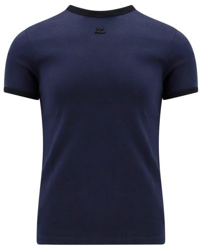 Courreges T-shirts - Blue