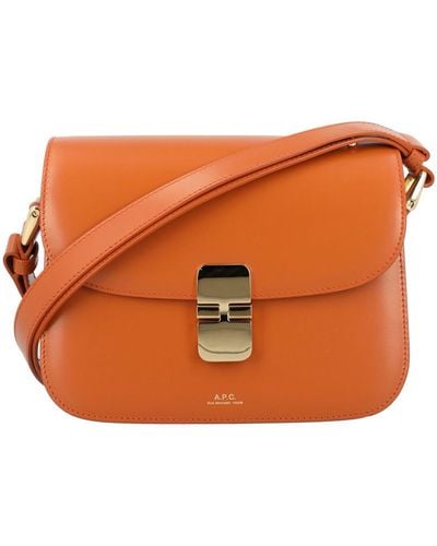 A.P.C. Grace Small Bag - Orange