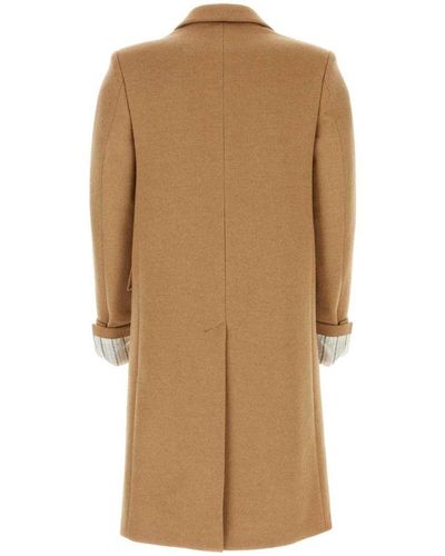 Gucci Single-breasted Coat - Brown