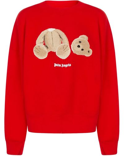 Palm Angels Sweaters Red