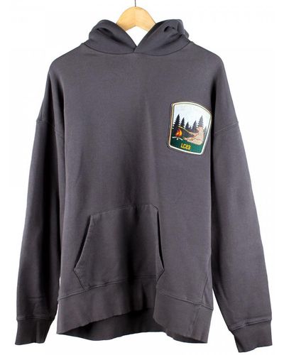 LC23 Bear Patch Hoodie Clothing - Gray