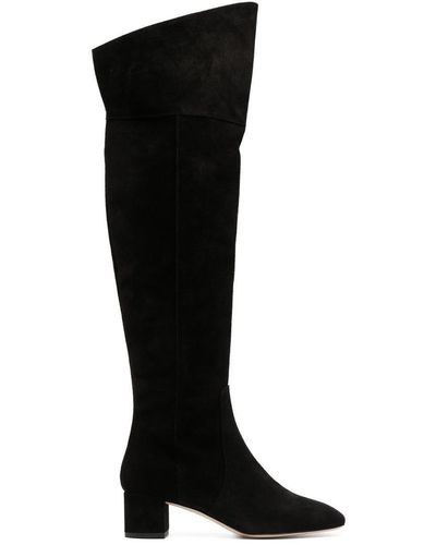Aeyde Letizia Thigh-high Boots - Black
