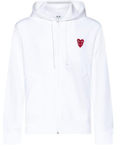 COMME DES GARÇONS PLAY Cdg Play Sweaters - White