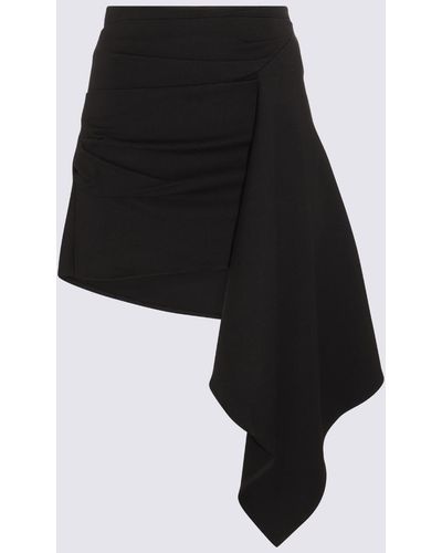 GAUGE81 Viscose Rivera Mini Skirt - Black