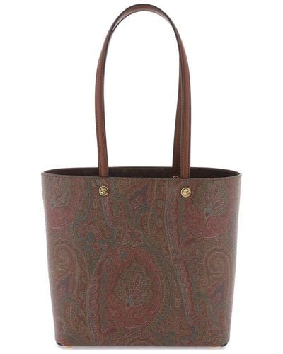 Etro Essential Small Tote Bag - Brown