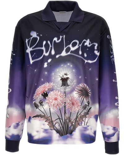 Burberry Dandelions Sweater Tops - Blue