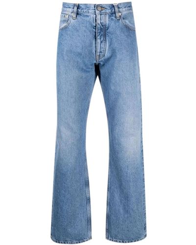 Maison Margiela Mid Rise Bootcut Jeans - Blue