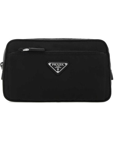 Prada Black Re-nylon Belt Bag