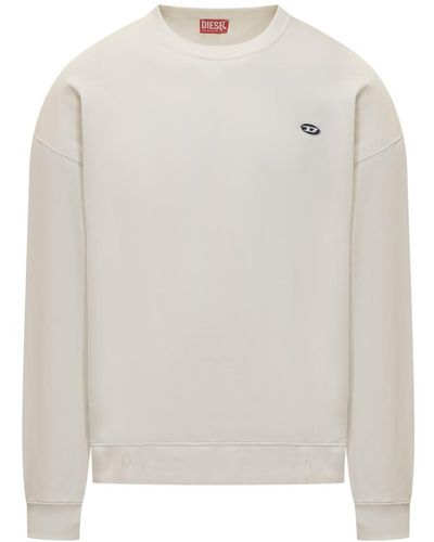 DIESEL Sweatshirt With Logo - White