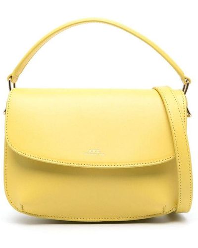 A.P.C. Sarah Leather Mini Bag - Yellow