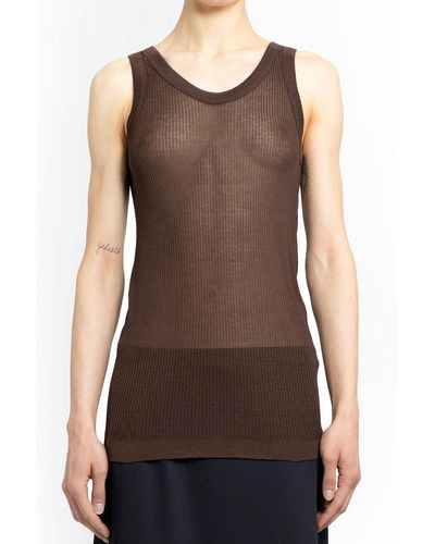 Lemaire Tops - Brown