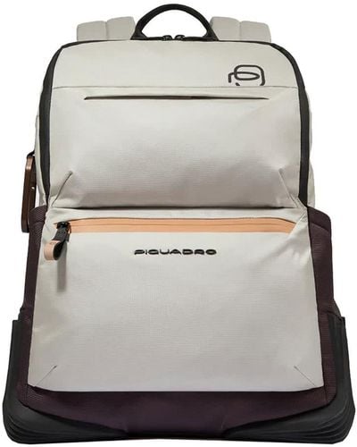 Piquadro Backpack For Computer And Ipad Bags - Grey