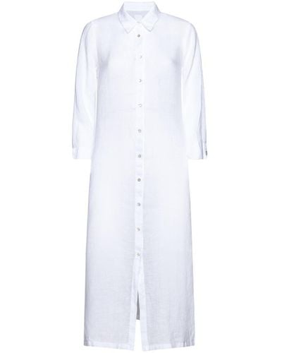 120% Lino Dresses - White
