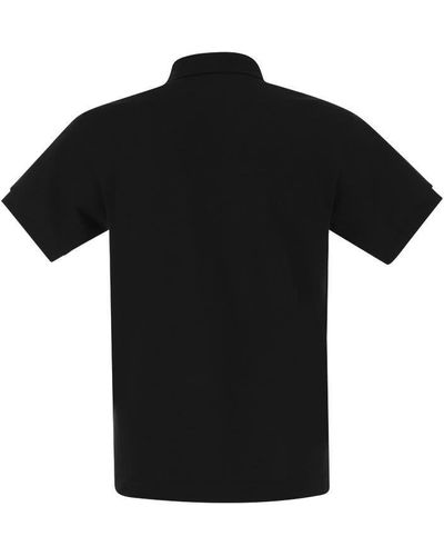 Lacoste Classic Fit Cotton Pique Polo Shirt - Black