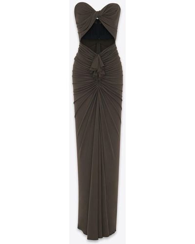 Saint Laurent Dress Clothing - Brown