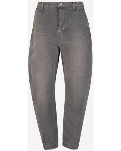 John Elliott Sendai Cotton Jeans - Gray