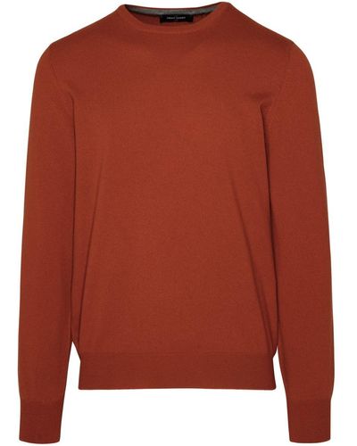 Gran Sasso Brick Cashmere Sweater - Brown
