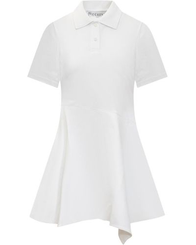 JW Anderson Dress Polo Assymetric - White