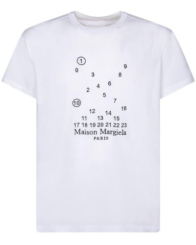 Maison Margiela Numeric Logo T-Shirt - White