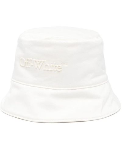 Off-White c/o Virgil Abloh Off- Drill Bookish Bucket Hat - White