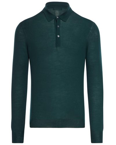 Nome Polo Neck Sweater - Green