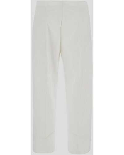 Patou Cropped Pants - White