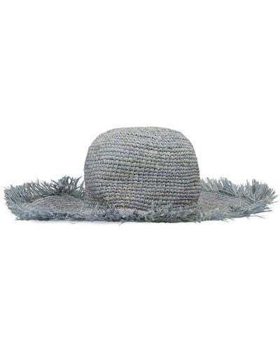 MADE FOR A WOMAN Made For A Chapeau 9 Straw Hat - Gray