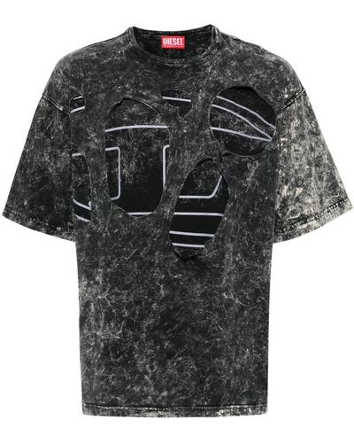 DIESEL T-Boxt Peeloval T-Shirt - Black