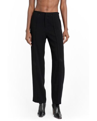 Undercover Scallop-edge Tailored Pants - Black