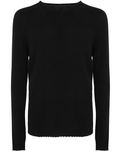 MD75 Cashmere Crew Neck Sweater Clothing - Black