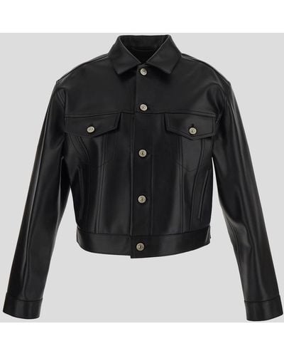 Balenciaga Leather Jacket - Black