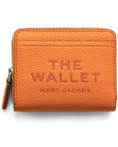 Marc Jacobs The Mini Compact Wallet Accessories - Orange