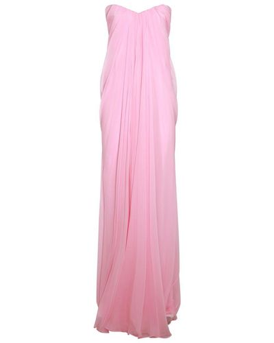 Alexander McQueen Silk Dress - Pink
