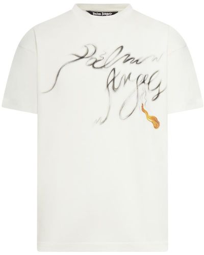 Palm Angels T-shirts - White