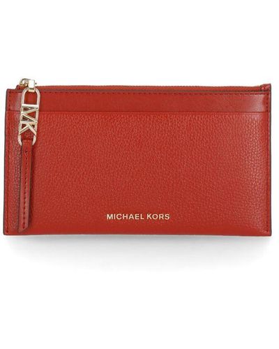 Michael Kors Empire Terracotta Wallet - Red