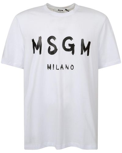 MSGM Cotton T-shirt - Grey