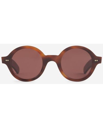 Cutler and Gross Round Sunglasses 1396 - Pink