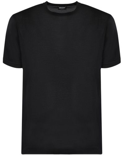 Zegna T-Shirts - Black
