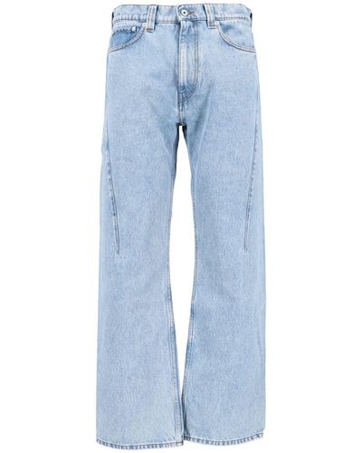 Y. Project Wide Jeans - Blue