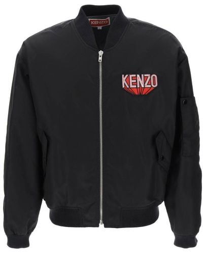 Kenzo Varsity technical gilet - Black