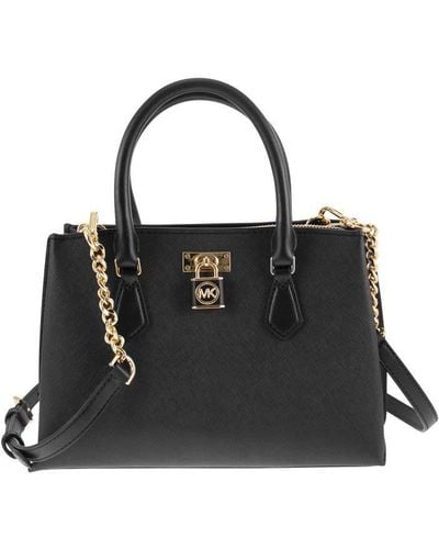 Michael Kors Ruby Small Saffiano Leather Handbag - Black